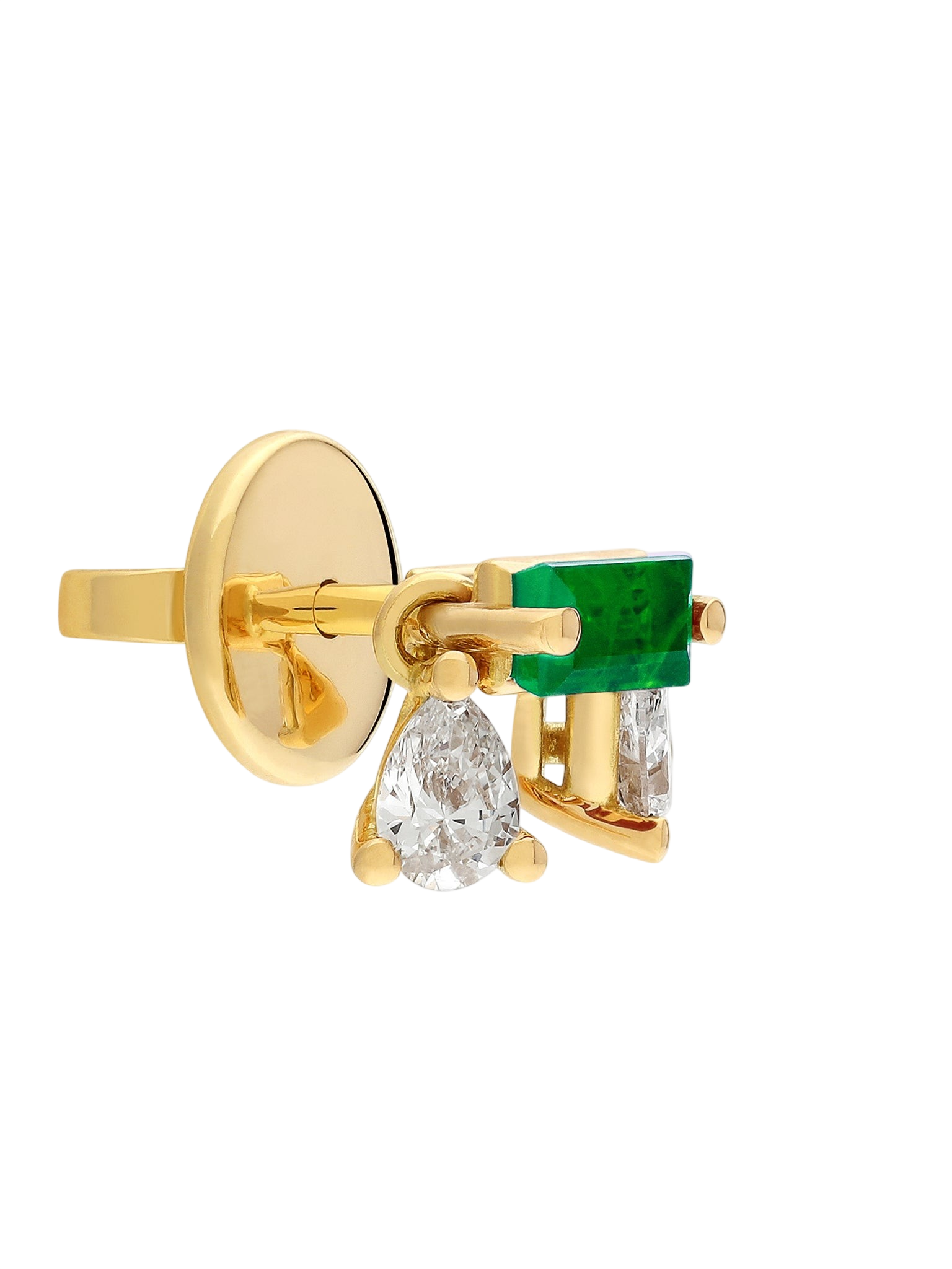 Dancing Diamonds baguette earring